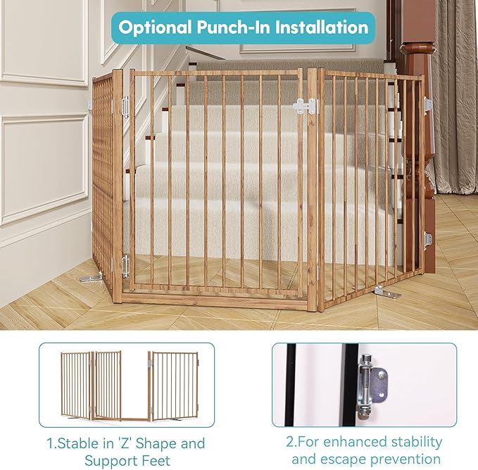 No Pawblems Free Standing Dog Gate - Image 4
