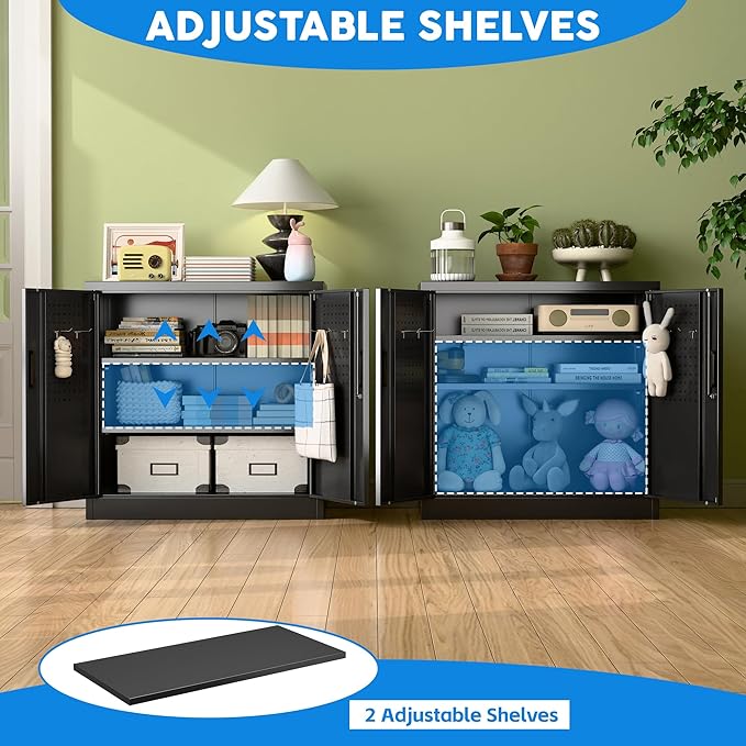 Metal Storage Cabinet, Garage Storage Cabinet - Image 6
