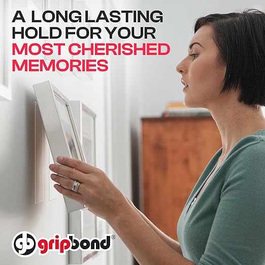 GripBond Clear Double Sided Tape, 1 Roll, 1.2”x220” – Clear Mounting Tape - Image 7