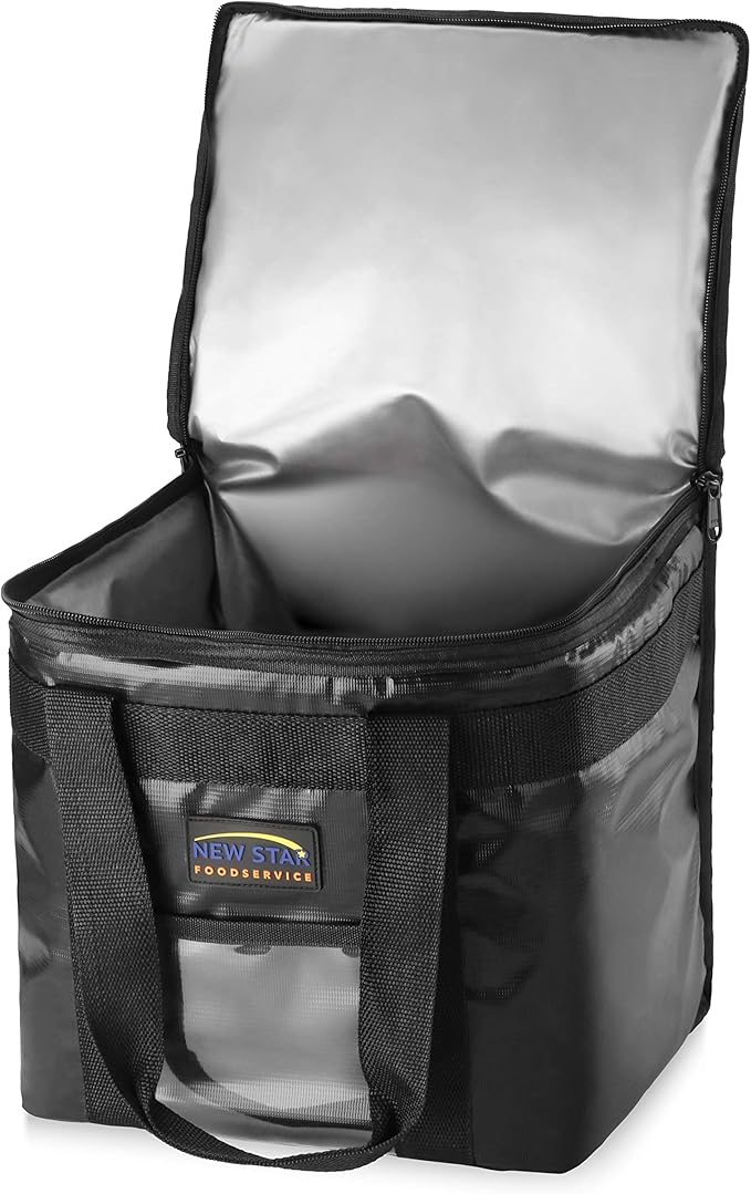 New Star Foodservice 1028690 Commercial Quality Insulated Food Delivery Bag by NewStarFoodservice