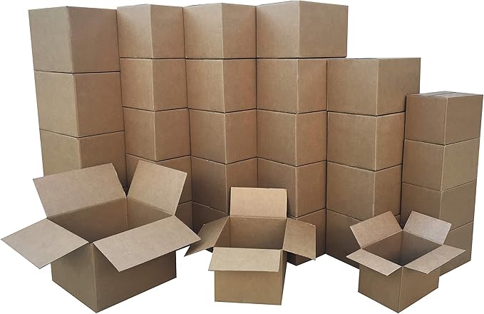 Amazon Basics Cardboard Moving Boxes in Small, Medium and Large Sizes - Image 3