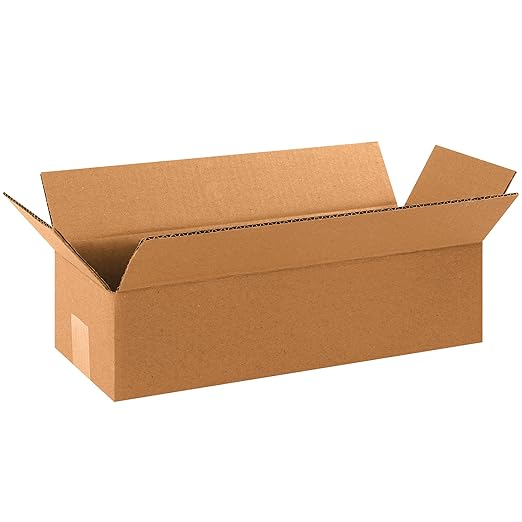 BOX USA Shipping Boxes 16"L x 6"W x 4"H 25-Pack Long Corrugated Boxes by BOXUSA