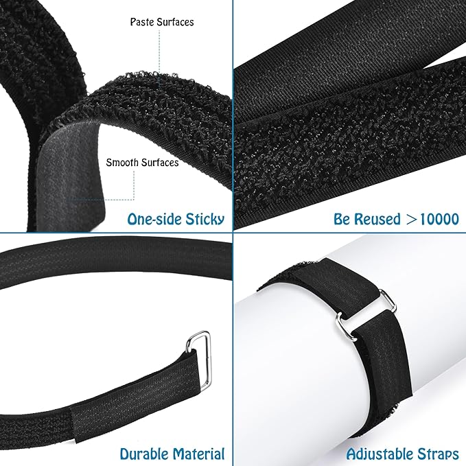1"x39.4ft Hook and Loop Straps - Image 6