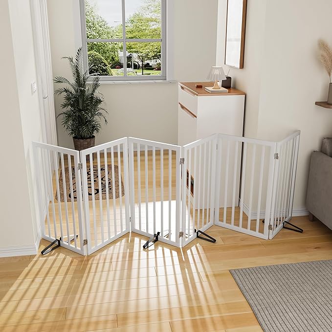 Dog Gate 32" Tall Freestanding Dog Gate - Image 2