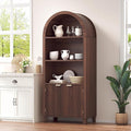 Arched Kitchen Pantry, 5-Tier Arched Cabinet by Durayloly