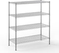 21" Deep x 48" Wide x 54" Height Wire Shelving Kit | 4-Tier | NSF Commercial by Regal+Altair