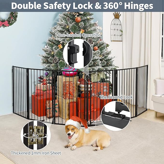 Metal Freestanding Dog Gates - Image 3