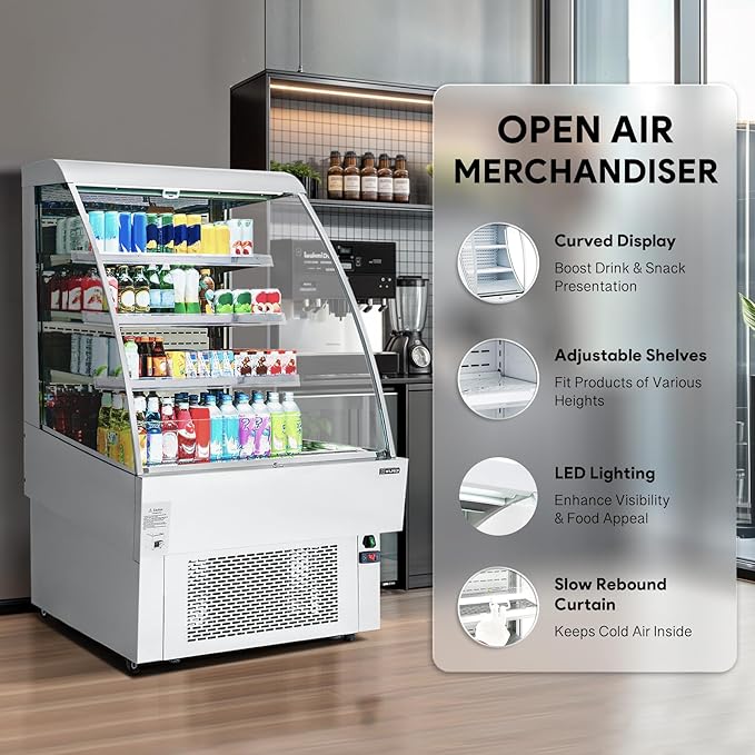 Wilprep 39"" Vertical Open Air Merchandiser - Image 3