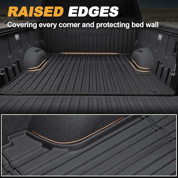 Truck Bed Mat for Toyota Tundra 2022-2026, All Weather Truck Bed Liner for 2026 - Image 4
