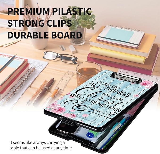 A4 Clipboards, Heavy Duty Waterproof Nursing Plastic Folder Clipboard - Image 6