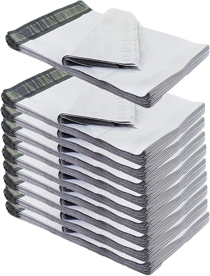 iMBAPrice 9x12 Inches White Poly Mailers, Self Seal Adhesive Waterproof and - Image 3