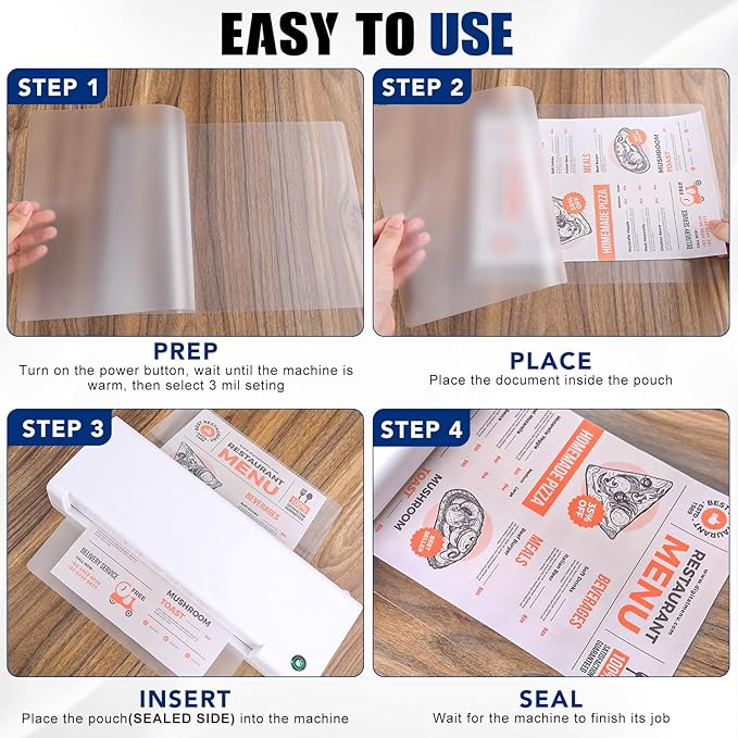 150 Pack 5 Mil Laminating Sheets, 9x11.5 Inches Thermal Laminating Pouches - Image 9