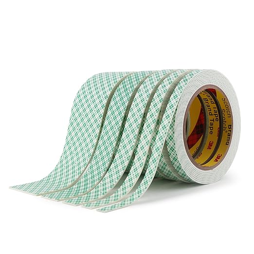 Double Sided Foam Tape 0.5" x 10Ft 2 Pack White Double Coated Urethane Adhesion - Image 7