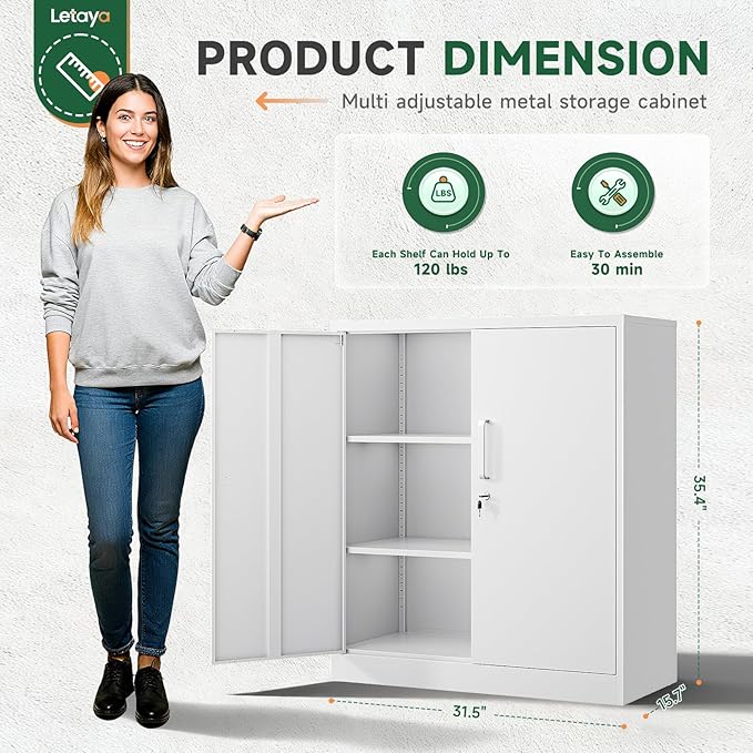Letaya Metal Storage Cabinets - Image 3