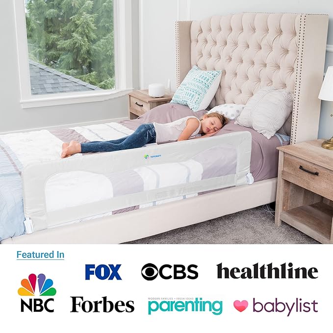 TotCraft Bed Rail for Toddlers & Infants – Universal Toddler Bed Rails for Twin - Image 6
