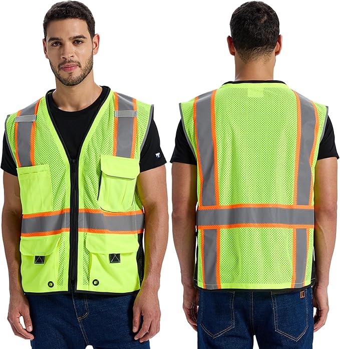 SRsafety High Visibility Vest, Security Vest by SRSAFETY