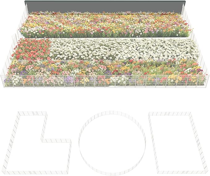 FXW Garden Fence Outdoor for The Yard – 45in x 109.4ft Heavy Duty Metal Animal by FXW