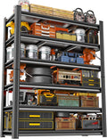 Storage Shelves, Garage Metal Shelving Unit 35"W x 18"D x 82"H, 6-Tier by Beaunatixx