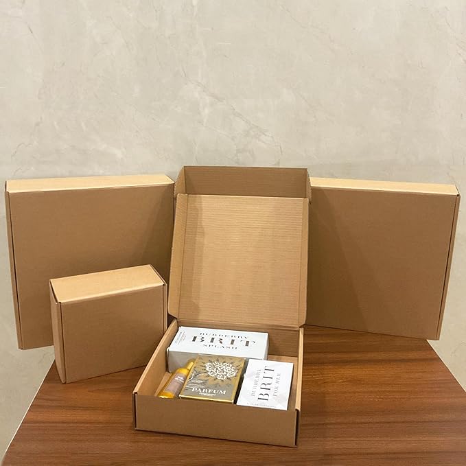 8x8x2 inch Shipping Boxes，Bulk 28 Pack，Brown Corrugated Mailers Cardboard - Image 4