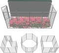 FXW Garden Fence Outdoor for The Yard – 45in x 18.2ft Heavy Duty Metal Animal by FXW