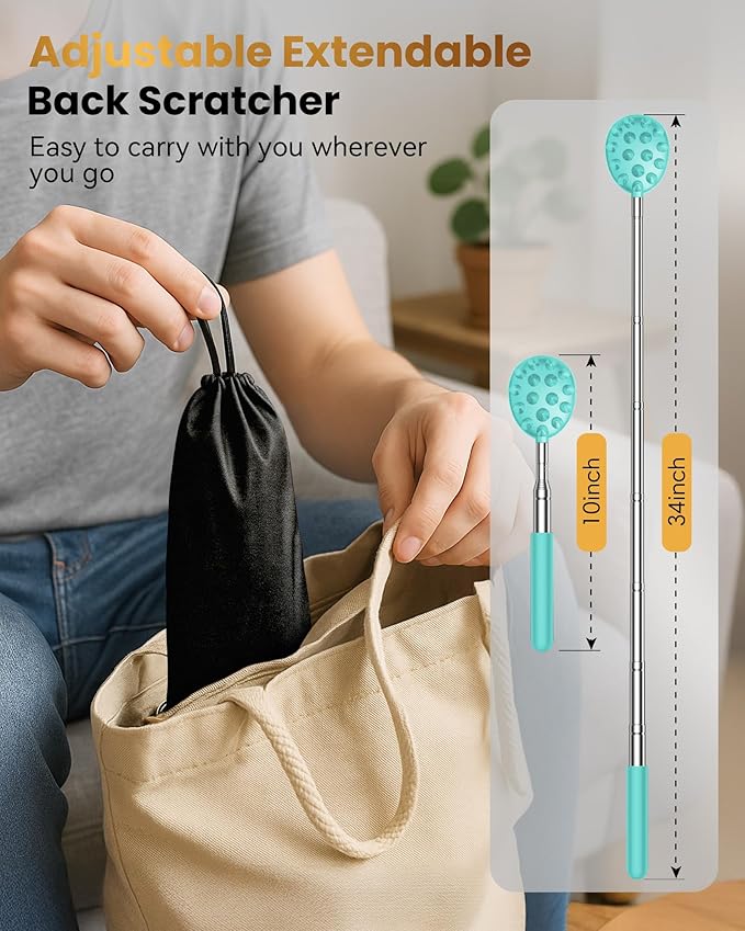 Upgraded Reinforced Telescoping Back Scratcher - Image 3