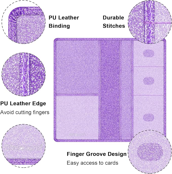 Wisdompro Car Document Holder Organiser, PU Leather Vehicle Insurance and - Image 3