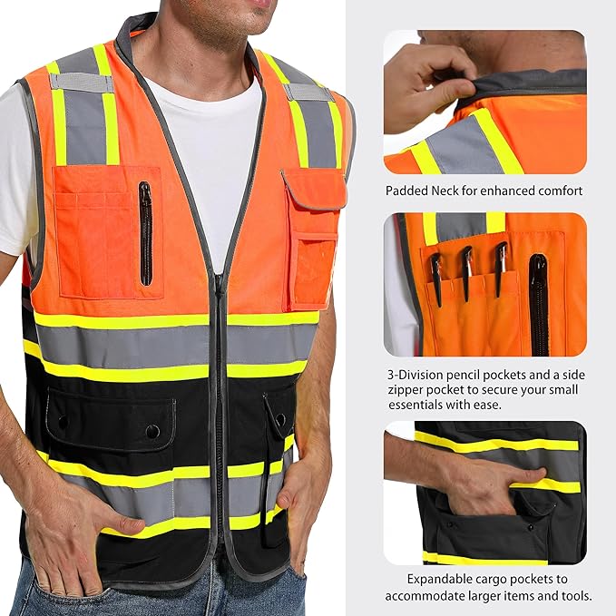 Reflective Safety Vest for Men and Women - Image 4