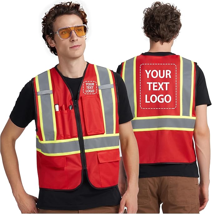 A-KSAFETY Custom High Visibility Reflective Safety Vest by Unknown