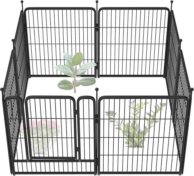 FXW Garden Fence Outdoor for The Yard – 32in x 18.2ft Heavy Duty Metal Animal by FXW