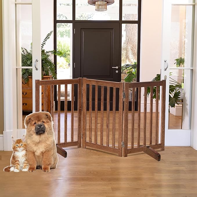 LZRS Freestanding Dog Gate 30 inch Tall - Image 6