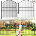 Decorative Garden Fence 32in x24ft, 10 Pack No Dig Fence Animal Barrier by Thrivinest