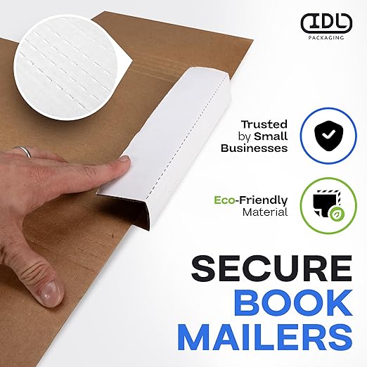 White Mailing Boxes 12"x10.5"x2", USA-Made - Image 4