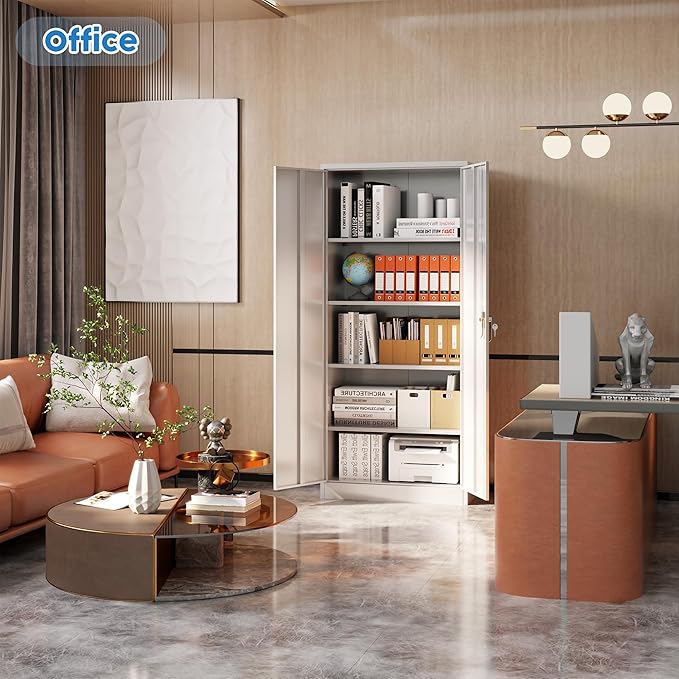 Metal Garage Storage Cabinet, Steel Lockable File Cabinet - Image 7