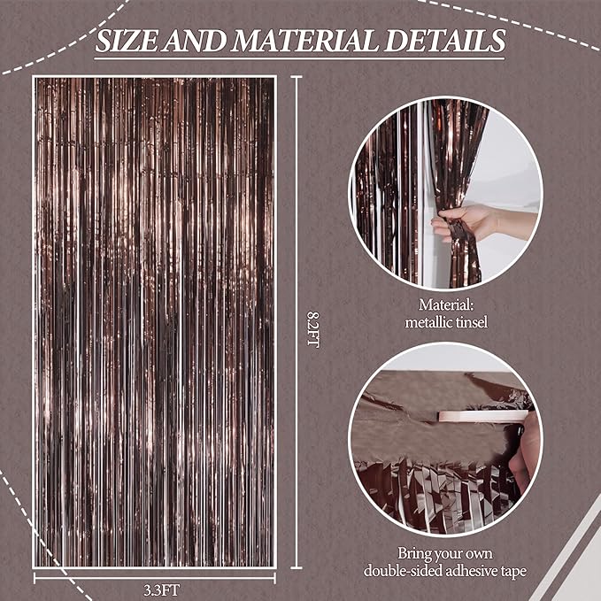 3 Pack Foil Fringe Backdrop - Image 2