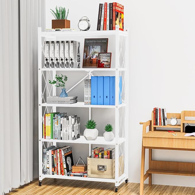Lifetime Home 5-Tier Foldable Storage Shelf - Image 2