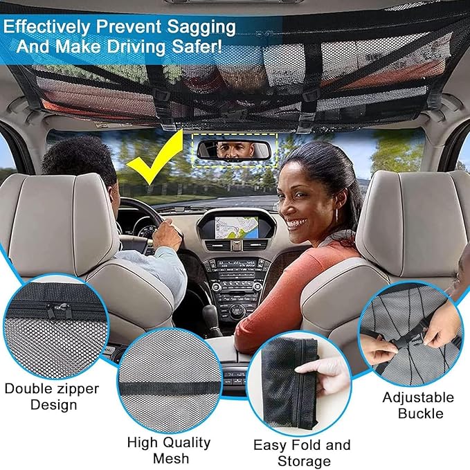Car Ceiling Cargo Net - Image 3