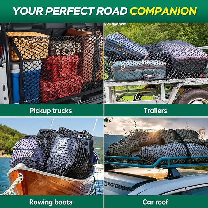 Heavy Duty Cargo Net for Pickup Truck Bed - Image 6