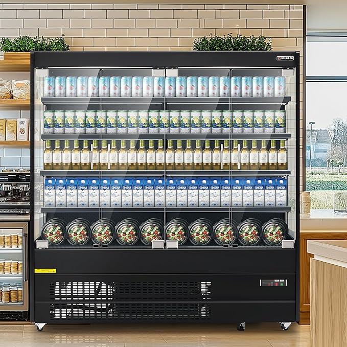 WILPREP Commercial Display Refrigerator, Grab and Go Display Refrigerator - Image 8