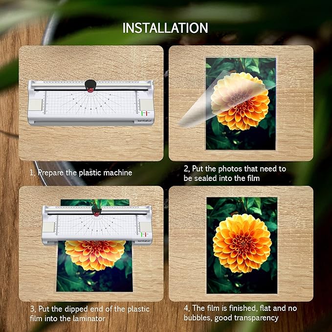 Thermal Laminating Pouches 9"x11.5" Inches, Holds 8.5 x 11 Inch Sheets - Image 8