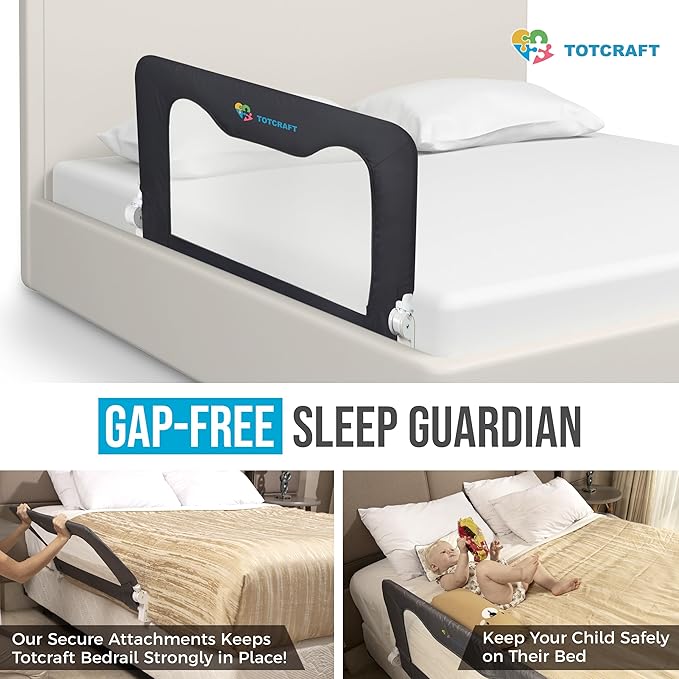 TotCraft Bed Safety Rails for Toddlers - Image 7