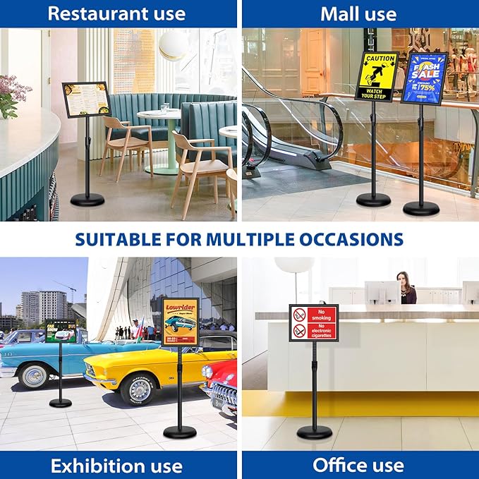 4 Pack Sign Holder Stands - Image 7