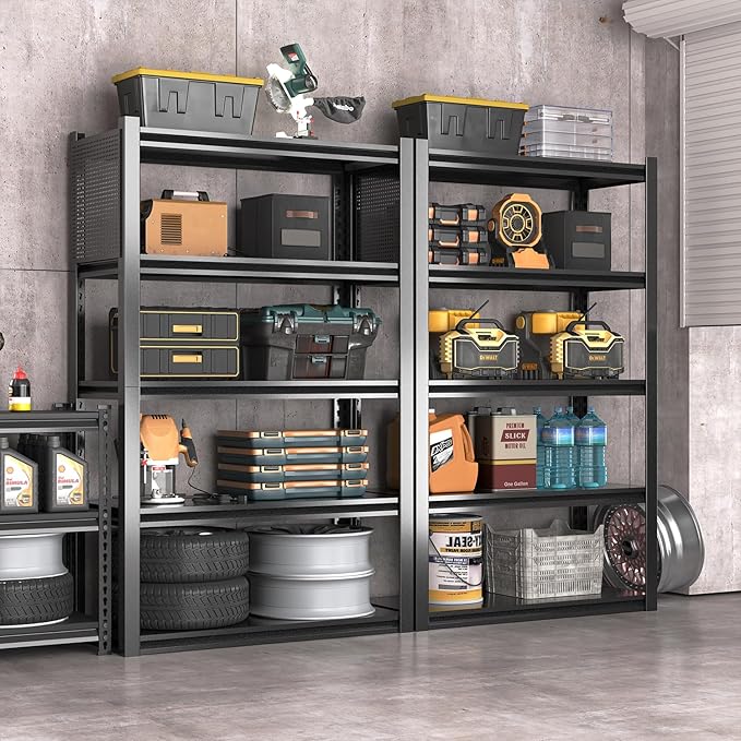 Metal Garage Shelving Unit - Image 9