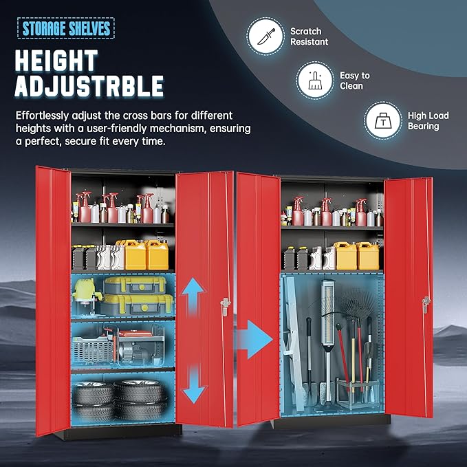 Superday Metal Storage Cabinet - Image 4