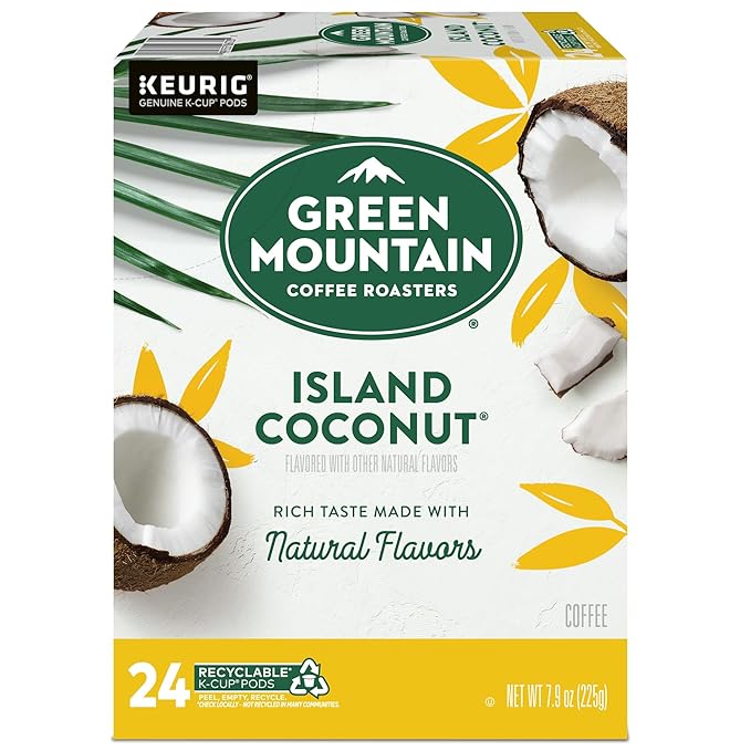 Green Mountain Coffee Roasters Island Coconut Keurig Single-Serve K-Cup Pods - Image 10