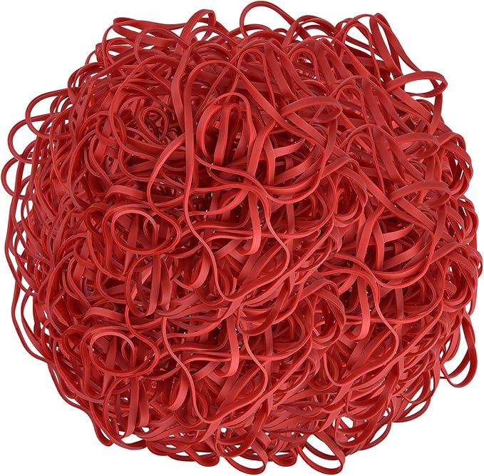 Large Heavy Duty Latex Rubber Bands 12 Inches Trash Can Bands Strong Elastic - Image 2