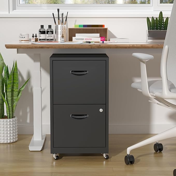 2 Drawer Mobile File Cabinet - Image 7
