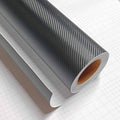 3D Black Carbon Fiber Vinyl Bubble Car Wrap Film Automotive DIY Decals by F+%26+B+LED+LIGHTS