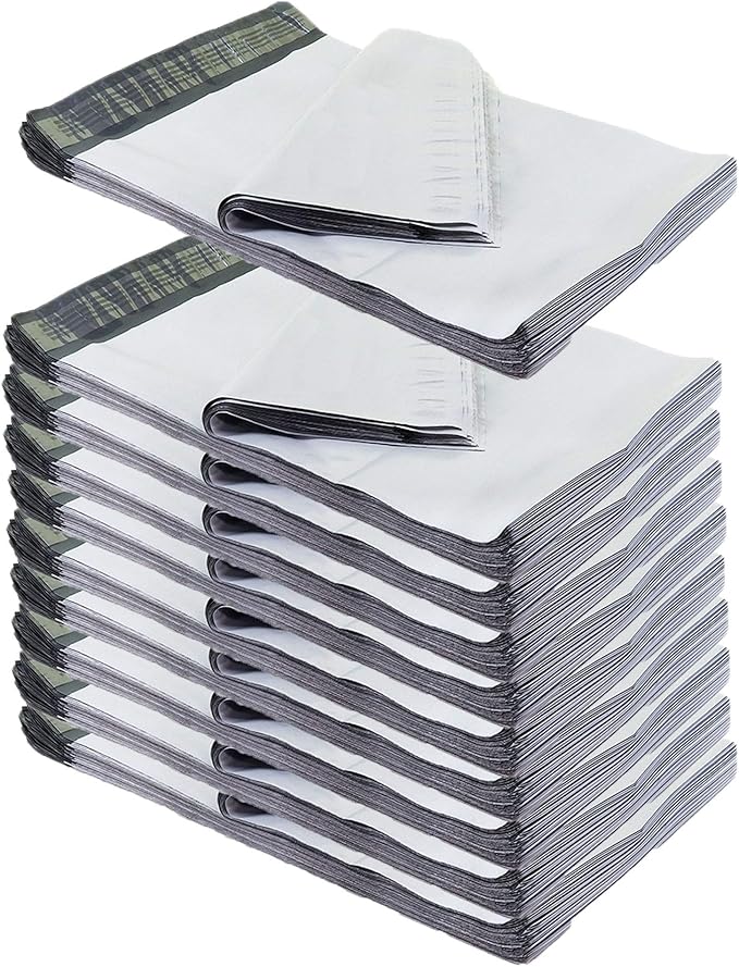 iMBAPrice 6x9 Inches White Poly Mailers, Self Seal Adhesive Waterproof and Tear - Image 3