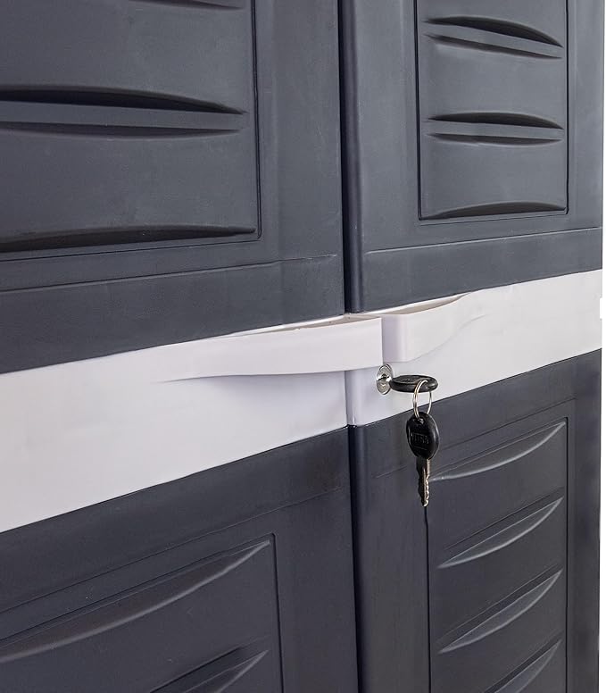 Sunnydaze Lockable Storage Cabinet - Image 8