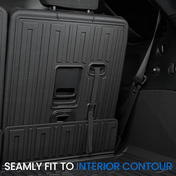 Cargo Mat Backrest Mats for 2016-2025 2026 Dodge Durango 6/7 Seats Car Mat - Image 9